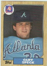 1987 Topps Baseball Cards      269     Cliff Speck